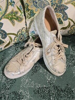 Womens Snake-Print Sneakers by Urban Sports by J/Slides